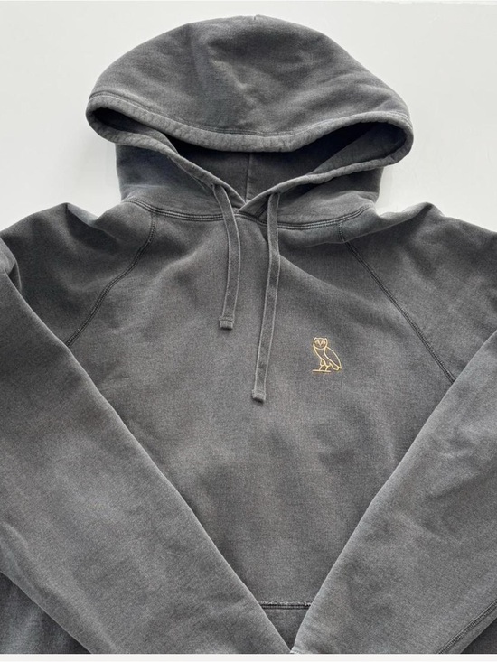 OVO Other - OVO faded black Hoodie with Gold Owl Logo